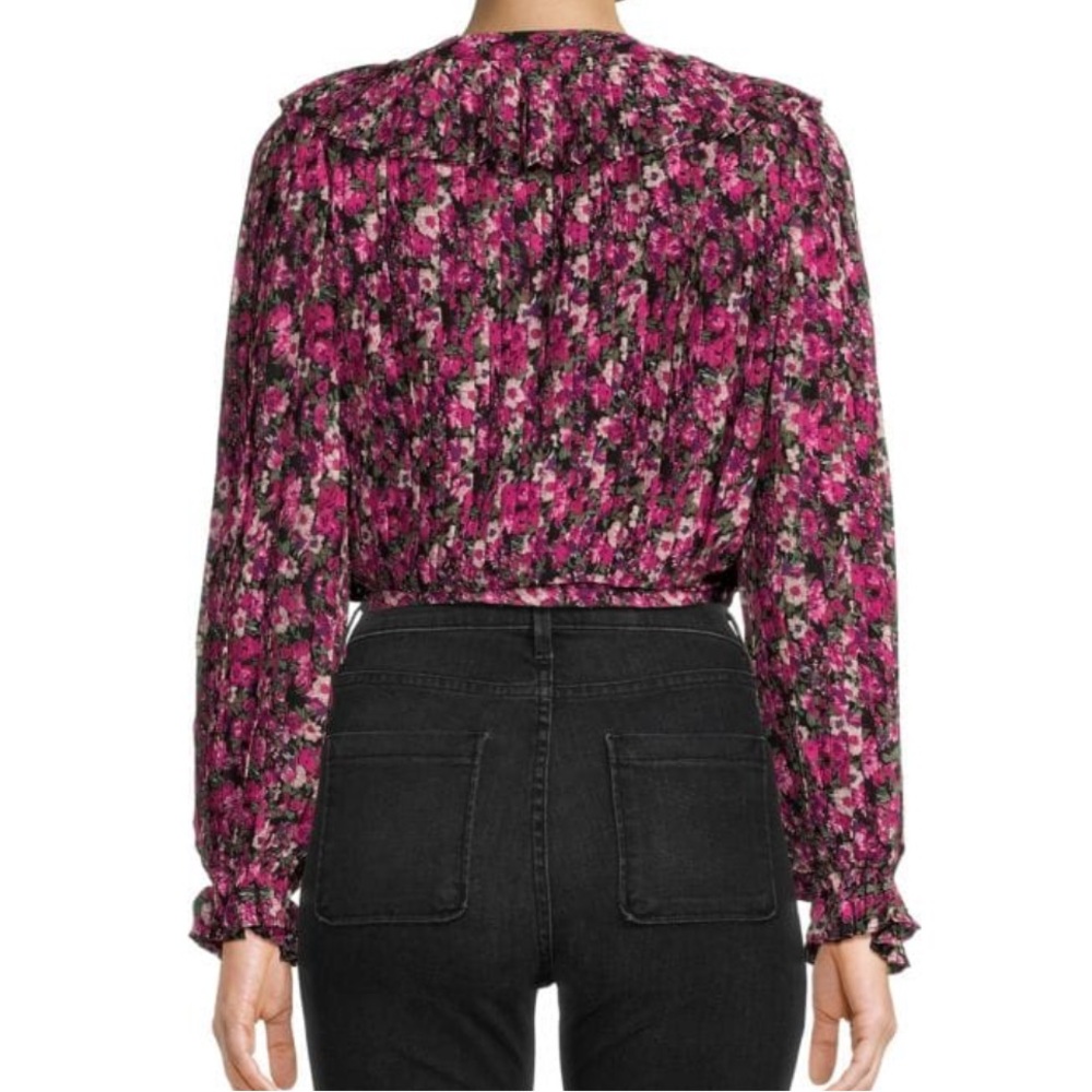 ENDLESS ROSE RUFFLE CROP TOP - Picture 2 of 3